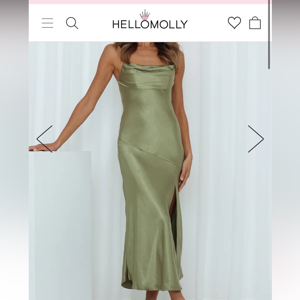Hello Molly Pink and Green Midi Dresses